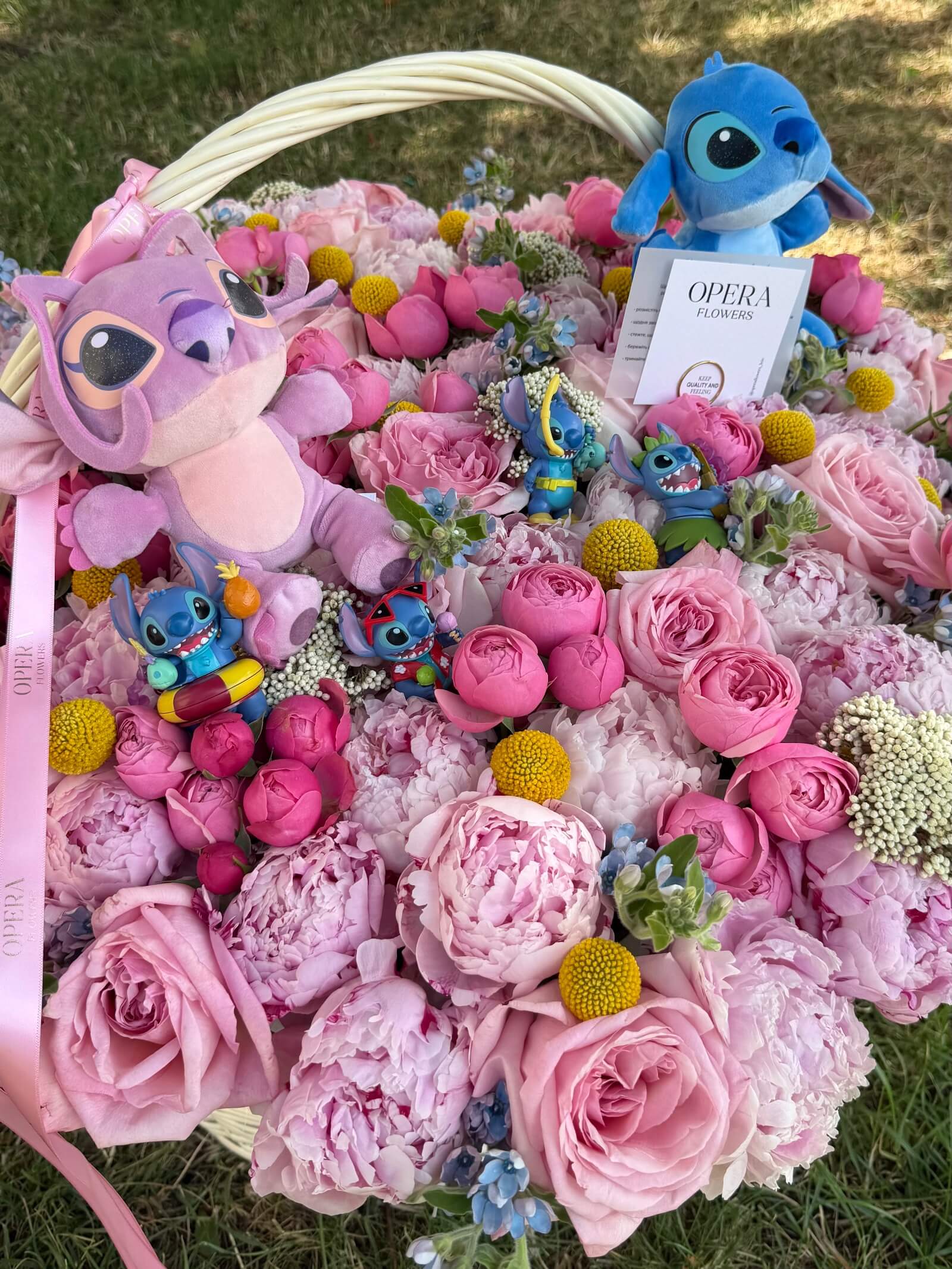 Казкова корзина XXXL «Stitch Love»